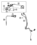 68231653AF - Emission Controls: Vapor Canister for Chrysler: 300 | Dodge: Challenger, Charger Image