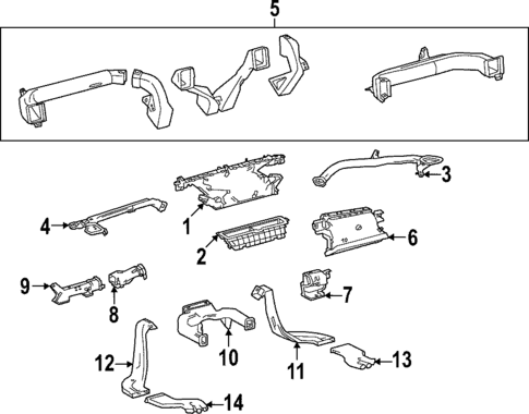 Ducts for 2023 Toyota Tundra #0