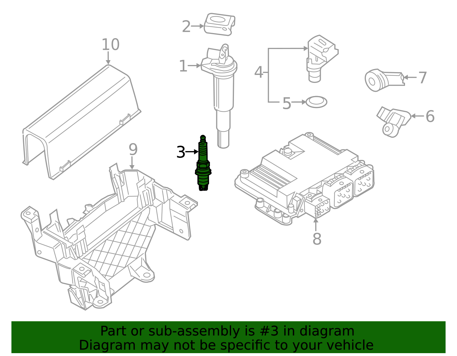 Plug Partd 12-12-2-293-697 - Spark Plug 2010-2016 Mini | BMW Mini Parts Depot