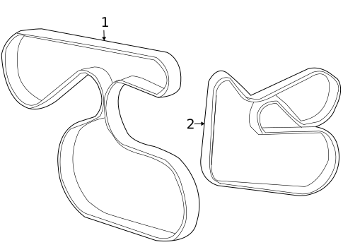 Belts for 2007 Toyota RAV4 #0
