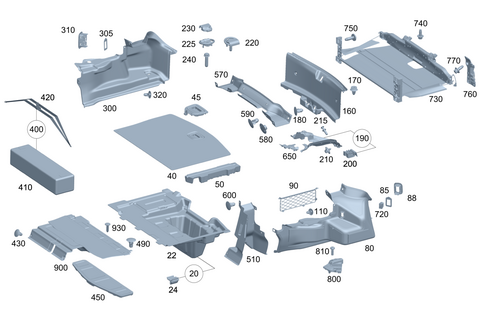 Trunk Lining for 2026 Mercedes-Benz CLE450 #0