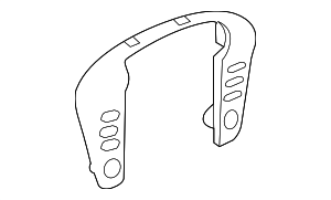 99655296708T12 - Body: Instrument Panel Bezel for Porsche Image