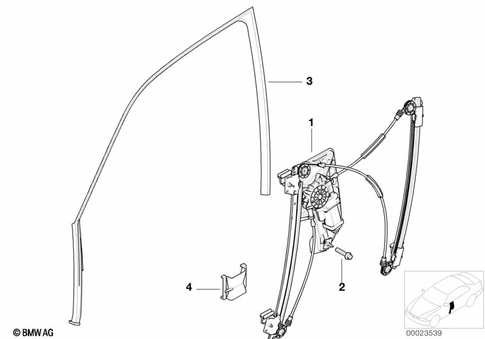 Door, Front for 1998 BMW 740i #0
