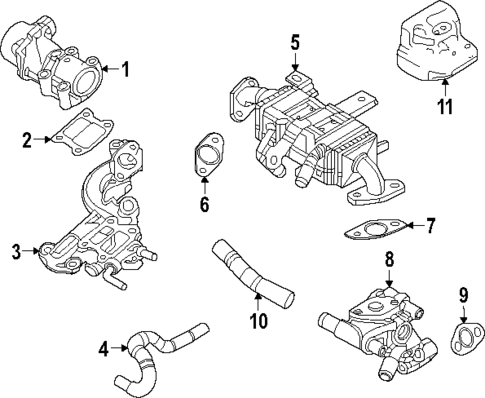 EGR System for 2023 Mazda CX-30 #0