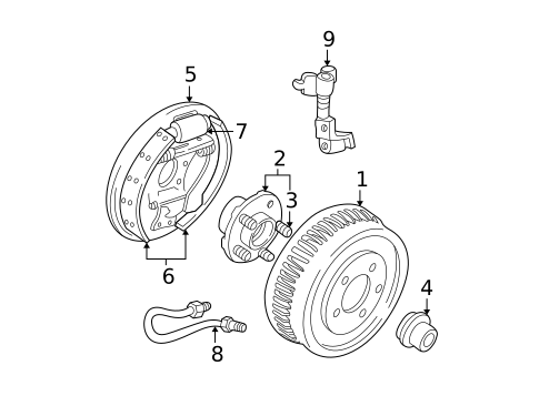 Brake Hydraulics for 2002 Ford Taurus #0
