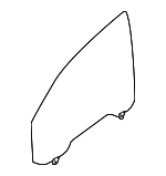 803009FV0A - Body: Door Glass for Nissan: TITAN, TITAN XD Image