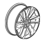 86774358 - : Wheel, Alloy for Acura Image