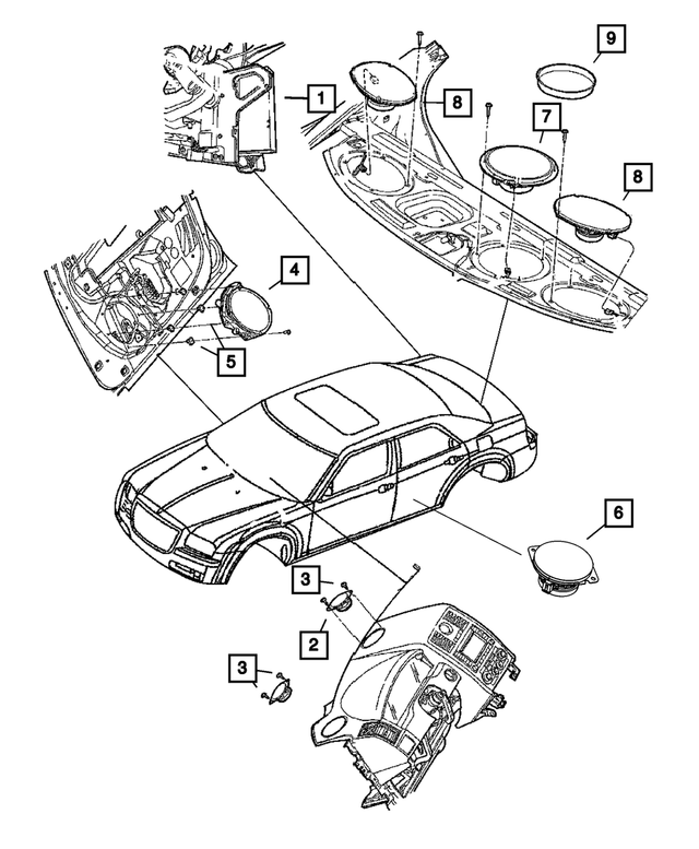 5064982AN - Electrical: Amplifier for Mopar Image