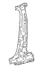 6130750040 - Body: Inner Center Pillar for Lexus: LS500, LS500h Image
