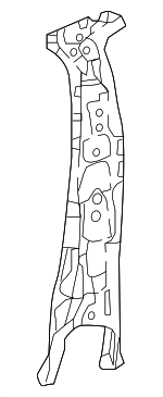 6103750091 - Body: Center Pillar Reinforced for Lexus: LS500, LS500h Image