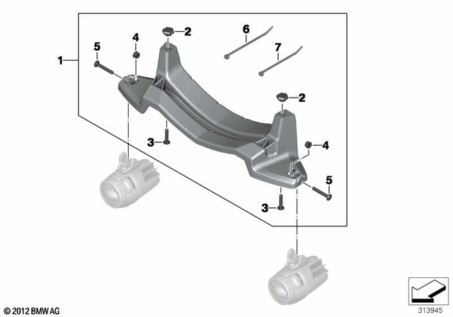 7129907397 - Protection: Screw for BMW-Motorrad Image