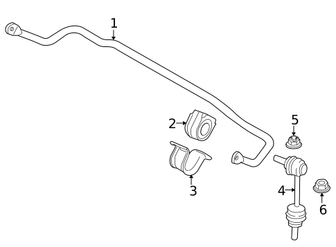 Stabilizer Bar & Components for 2018 BMW X6 #3