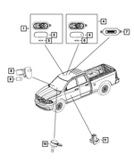 1VF65BD1AC - Electrical: Dome Lamp for Mopar Image