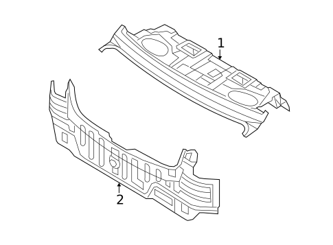Rear Body for 2006 Kia Rio #0