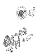 7SB86LXHAA - : Driver Air Bag for Mopar Image