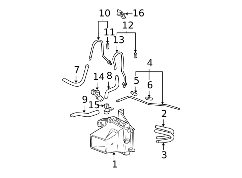 Trans Oil Cooler for 1999 Toyota Sienna #0