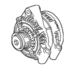 LR076696 - Electrical: Alternator for Land-Rover Image image