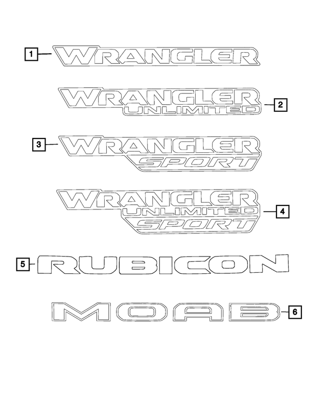 6DZ07CA1AB - Exterior Ornamentation: Front Fender Decal for Mopar Image