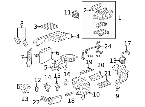 HVAC Case for 2010 GMC Terrain #0