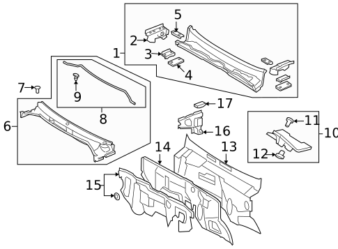 Cowl for 2009 Toyota Land Cruiser #0