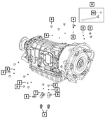 68020019AB - AS69RC; 6-Speed; Automatic Transmission: Transmission Case Plug for Mopar Image