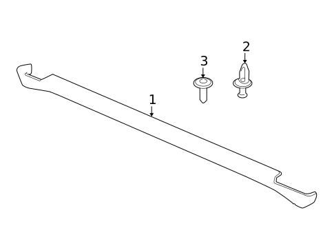 Exterior Trim - Pillars for 2002 Chevrolet Monte Carlo #0