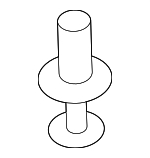 MR590000HB - Body: Lower Panel Clip for Mitsubishi: Outlander, Outlander PHEV Image