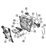 1RH61HWLAE - : Outside Door Handle Bezel for Dodge: Journey Image