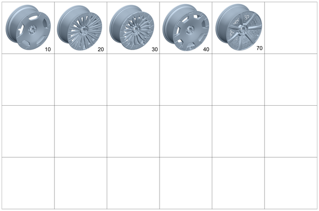 2964000500 - Wheels: Wheel for Mercedes-Benz Image image