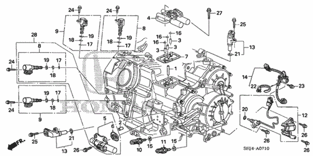 AT Sensor - Solenoid (-'06) for 2005 Honda Odyssey #0