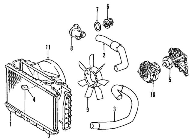 1640070120 - : Radiator for Toyota Image