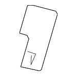 4B988563387A - Body: Ski Bag Rear Cover for Audi: A4 Quattro, RS4, S4 Image