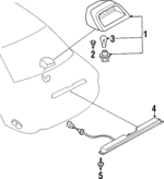 MR761826 - Electrical: High Mount Lamp for Mitsubishi Image