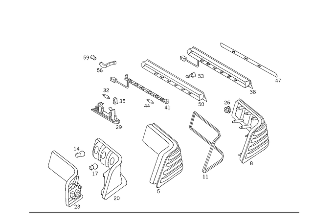 1298200577 - Electrical System: Bulb Mount for Mercedes-Benz: 500SL, 600SL Image image