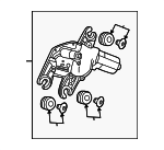 5G0955711D - Electrical: Rear Motor for Volkswagen: Atlas, e-Golf, Golf R, GTI, Tiguan Image