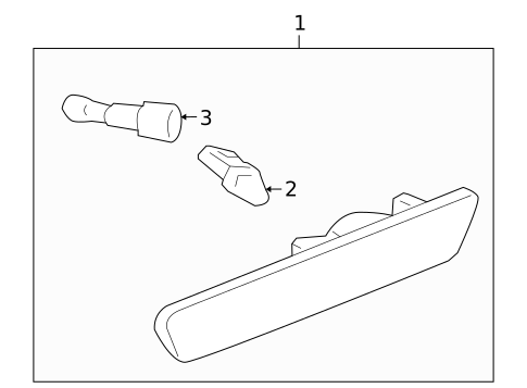 Marker & Signal Lamps for 2008 Ford Mustang #0