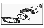 33950TR7A01 - : Fog Lamp Assembly for Honda: Civic Image