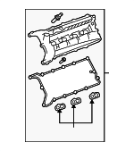 LR188342 - Engine: Valve Cover for Land Rover: Discovery, LR4, Range Rover, Range Rover Sport, Range Rover Velar Image