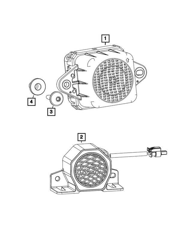 52112391AB - Electrical: Alarm Module for Mopar Image image