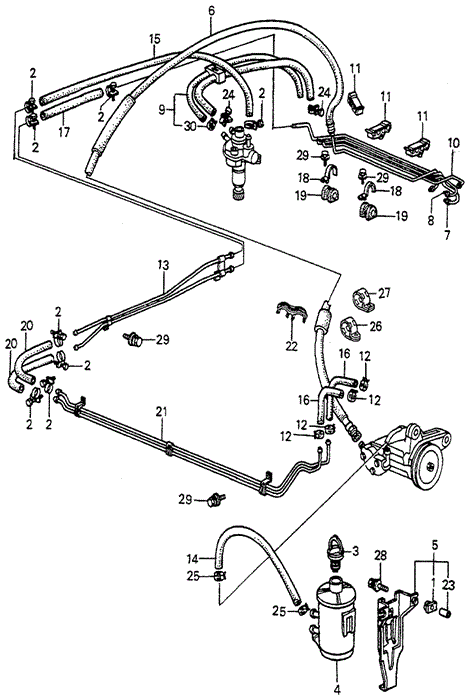P.S. Oil Tank for 1984 Honda Accord #0