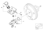 34336785668 - Brakes: Brake Master Cylinder Dsc for Mini Image