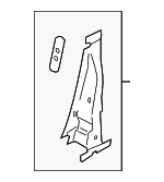 FR3Z7624300A - Body: Lock Pillar for Ford: Mustang Image