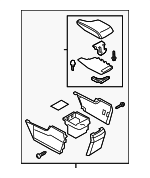 BJS764420A02 - Body: Center Console for Mazda: 3 Image