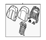 88400A8020A2F - Body: Seat Back Assembly for Kia: Optima Image