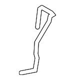 72613SNA003 - : Latch Assembly Seal for Acura: MDX, RDX Image