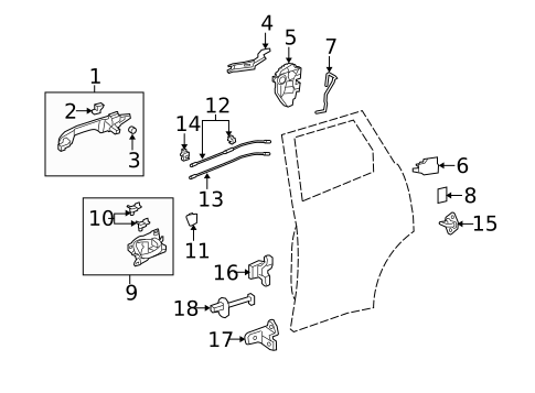 Lock & Hardware for 2012 Acura RDX #0