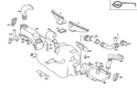 1268310646 - Heating and Ventilation: Duct for Mercedes-Benz: 280S, 280SE, 280SEL, 300SE, 300SEL, 380SE, 380SEC, 380SEL, 560SEC, 560SEL Image