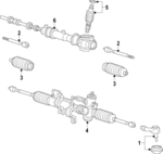 565003W000 - Steering: Steering Gear for Kia: Sportage Image