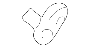 893827547 - Body: Deck Lid Lock Cylinder Clip for Audi Image