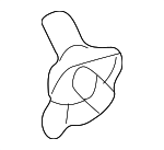 893839821 - Body: Lock Rod Retainer for Audi: A3, A3 Quattro, A4, A4 Quattro, A6, A6 Quattro, A8 Quattro, Allroad Quattro, R8, RS4, S4, S6, S8 Image